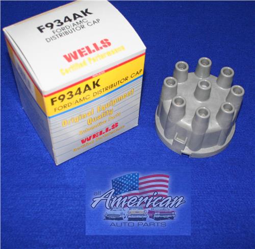 DC FORD 57-74 V8 U/DH6 APA DISTRIBUTOR CAP *RP*   23525