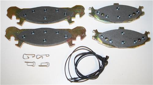 BP CHRYSLER 84-90 LE BARON SEMI MET BRAKE PAD SET W/SENSOR  - SET 84 26498