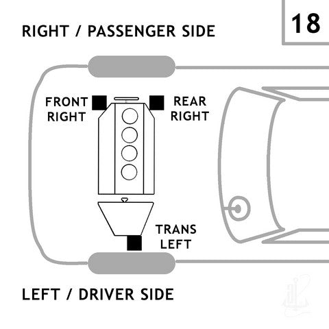 Automatic Transmission Mount Anchor 2687