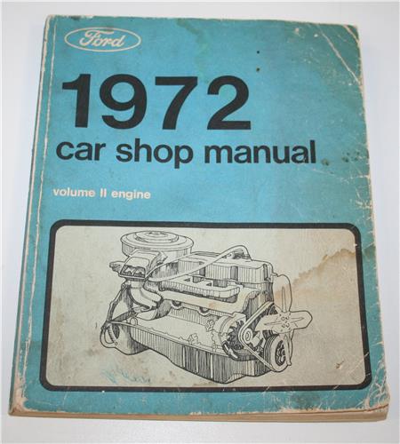 1972 FORD 5 VOLUME WORKSHOP MANUAL SET 20379