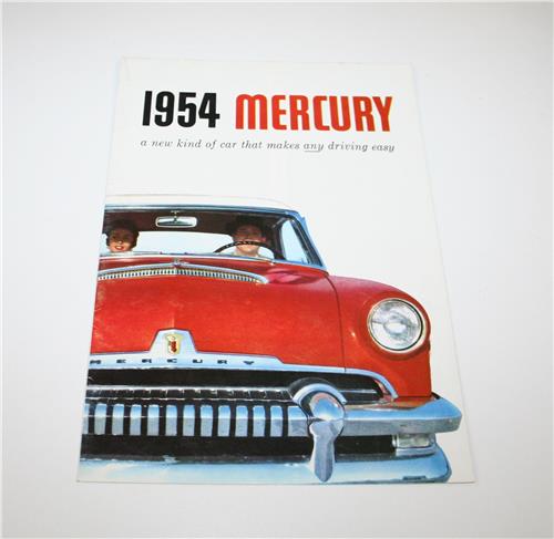 SB MERCURY 1954 FOLD OUT SALES BROCHURE  20170