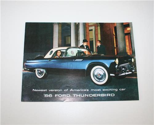 SB FORD 1956 T/BIRD SALES BROCHURE  20190