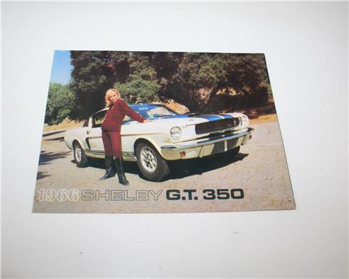 SB SHELBY 1966 MUSTANG SALES BROCHURE  20303