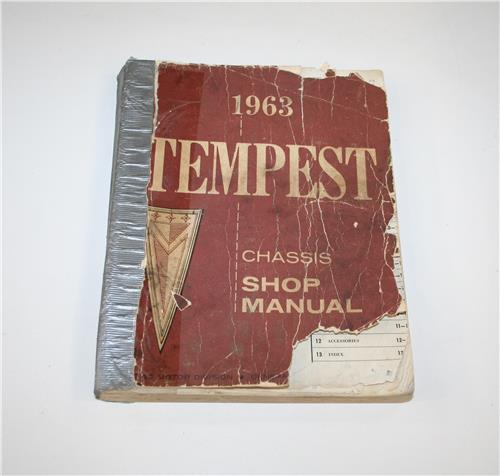 SM PONTIAC 1963 TEMPEST WORKSHOP MANUAL  20257