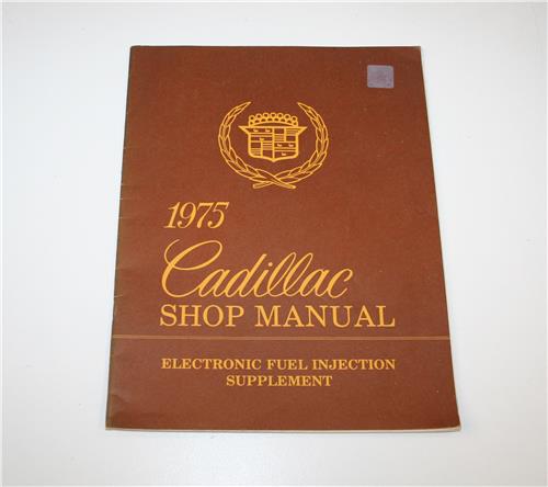 SM CADILLAC 1975 E.F.I. SHOP MANUAL SUPPLEMENT  20396