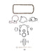 Engine Conversion Gasket Set Felpro CS 26436