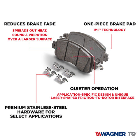 Disc Brake Pad Set Wagner Brake QC1818